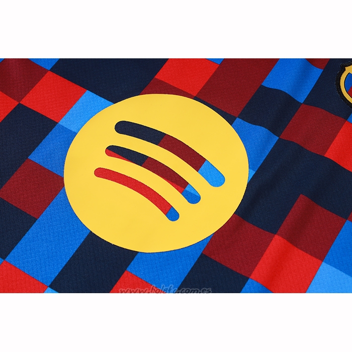 Chandal del Barcelona Manga Corta 2026-2027 Azul Rojo - Pantalon Corto